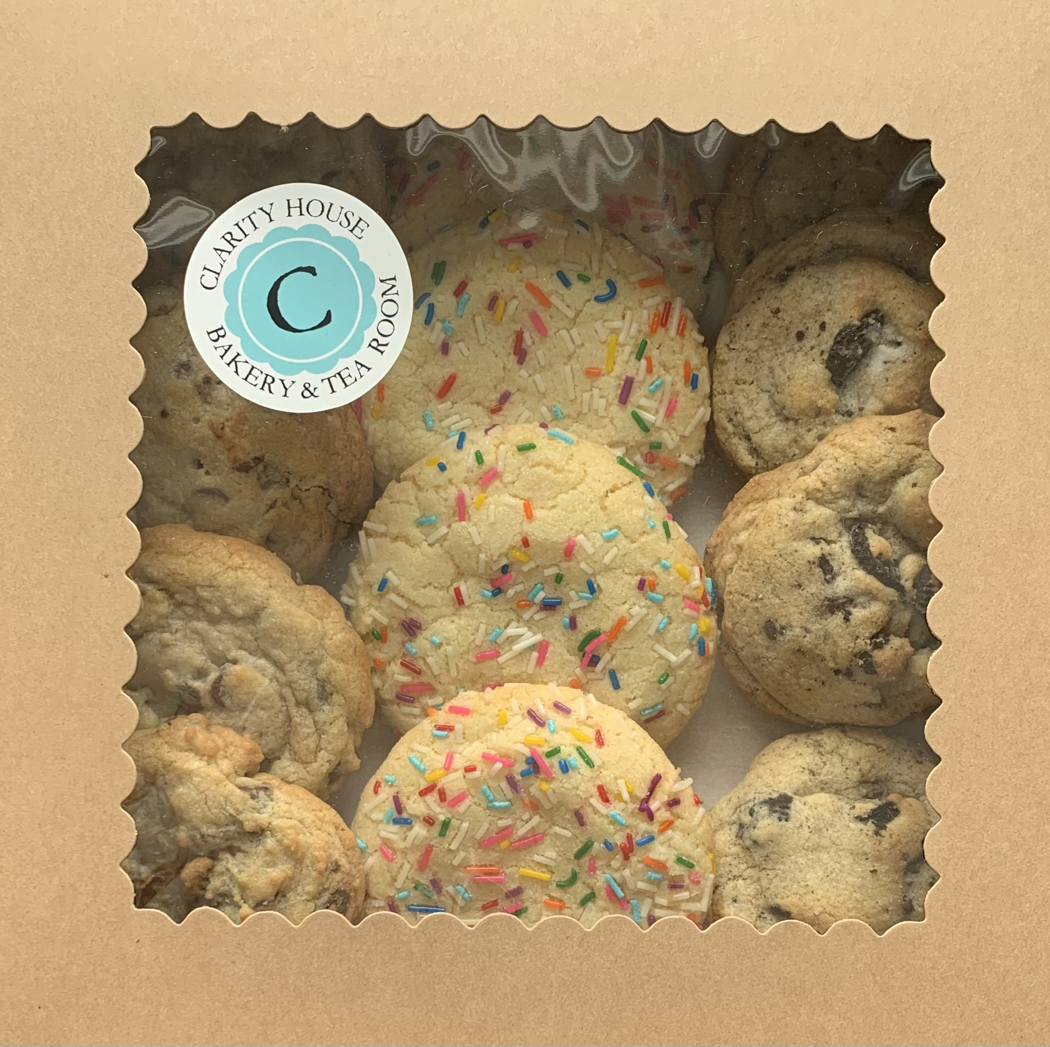 Variety Cookie Box #1 (dozen) | Clarity House Bakery and Tea Room
